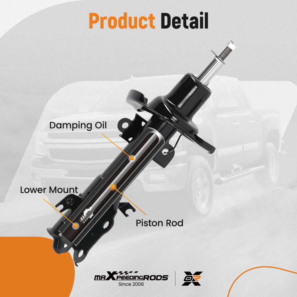 2 X Shock Absorbers Shocks Shockers compatible for Mazda 2 1.3 Front 2007-2015 Damper