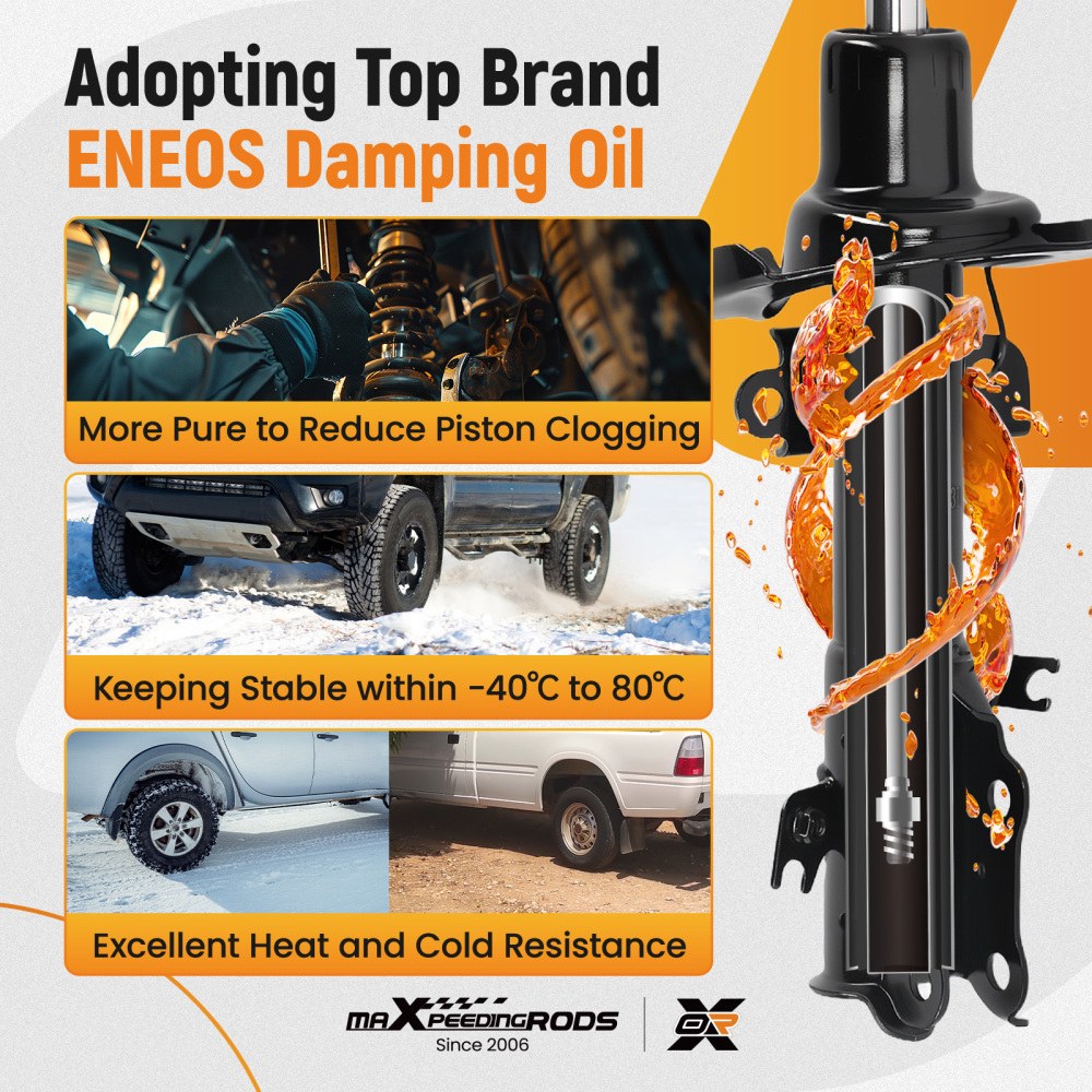 2 X Shock Absorbers Shocks Shockers compatible for Mazda 2 1.3 Front 2007-2015 Damper