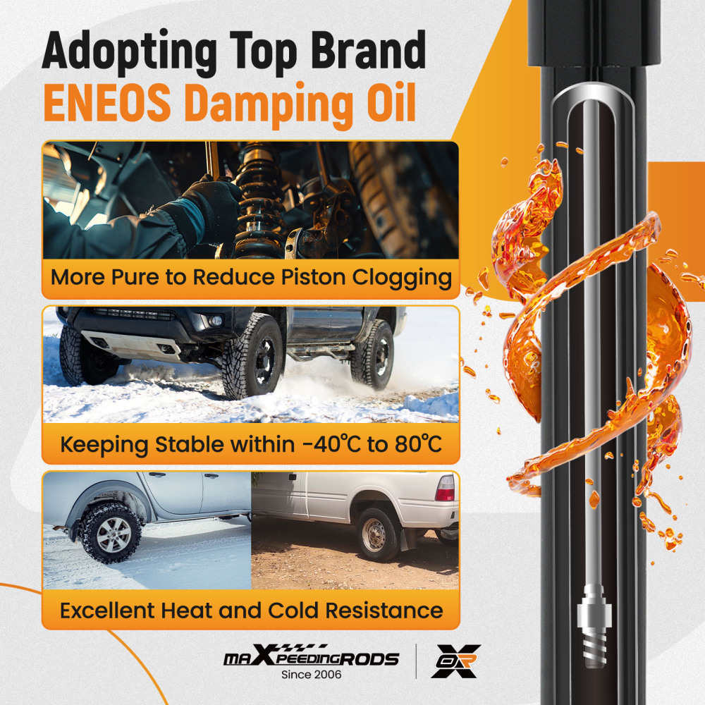 Shocks Shockers Rear Shocks compatible for Mitsubishi L200 Triton 2.5 Di-d 4wd 2006-2015