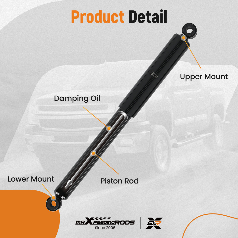 Shocks Shockers Rear Shocks compatible for Mitsubishi L200 Triton 2.5 Di-d 4wd 2006-2015