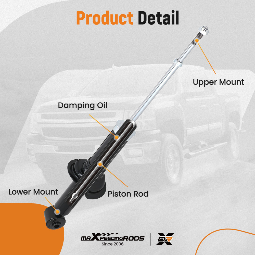 Rear Shock Absorbers compatible for Mitsubishi ASX 1.8 Di-d /1.8 /1.8 Di-d 4wd /2.0 MIVEC