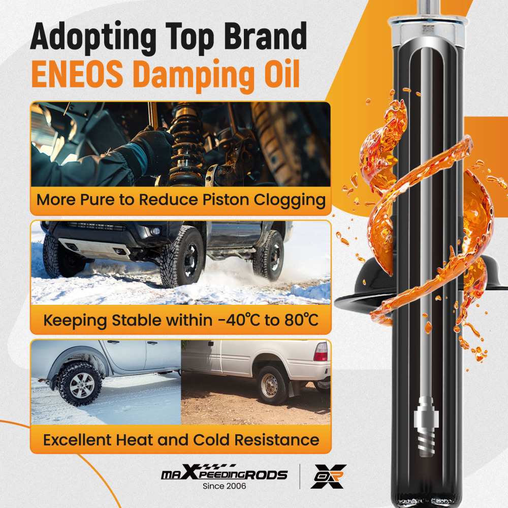Rear Shock Absorbers compatible for Mitsubishi ASX 1.8 Di-d /1.8 /1.8 Di-d 4wd /2.0 MIVEC