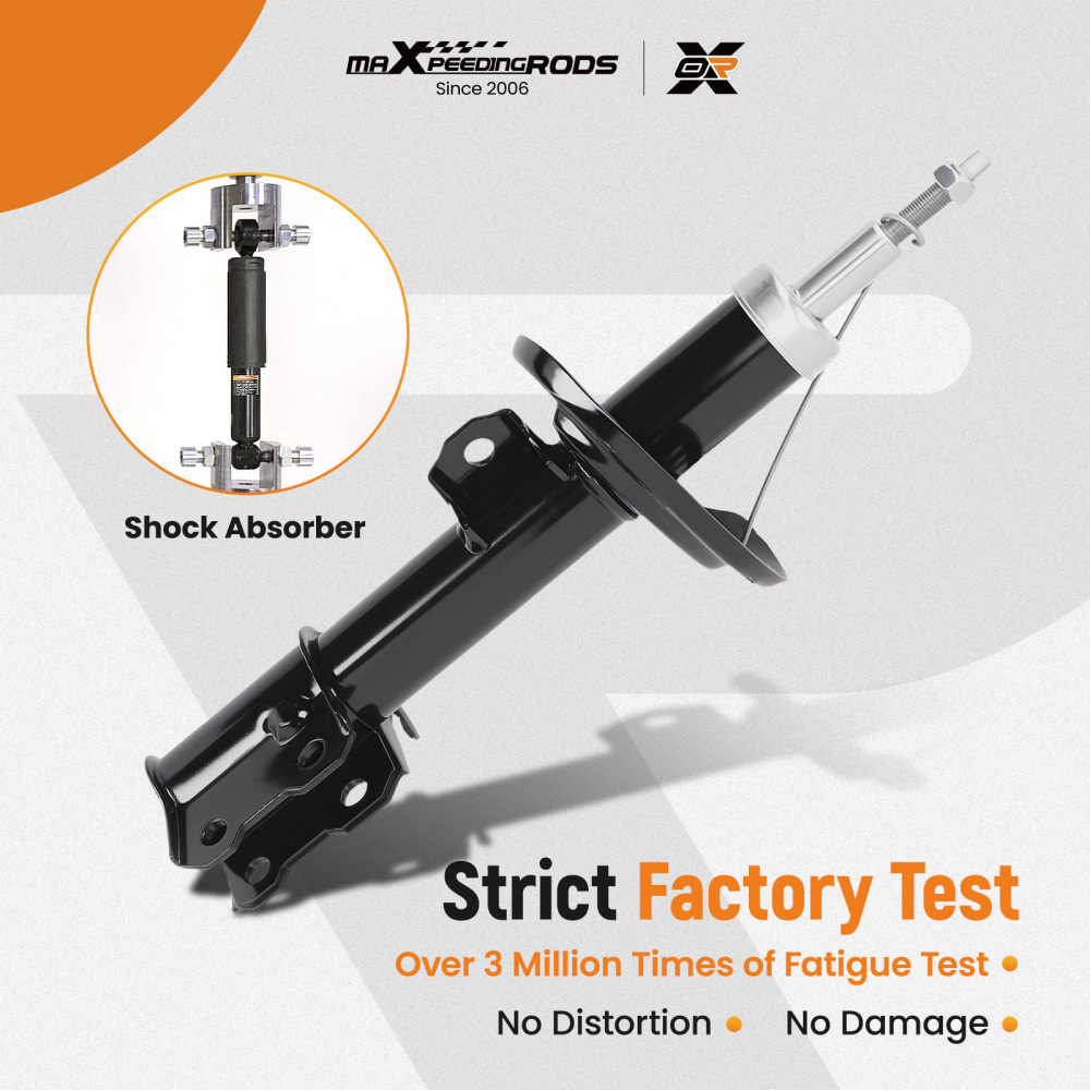 Front Shock Absorbers 2x compatible for Vauxhall Meriva 1.4 1.6 1.7 1.8 2003-10