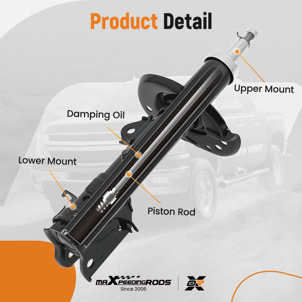 Front Shock Absorbers compatible for Nissan Juke F15 1.2 / 1.5 / 1.6 2010-2019 Shocks X 2