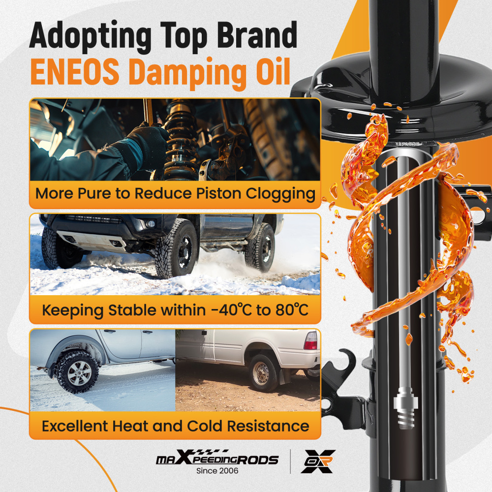 SHOCKERS X2 compatible for SUZUKI SWIFT III (MZ, EZ) 2006-21 FRONT SHOCK ABSORBER SHOCKS