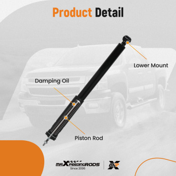 2x Shock Absorbers Rear compatible for Mercedes-Benz C-Class 2000-2008 W203 / S203 /CL203