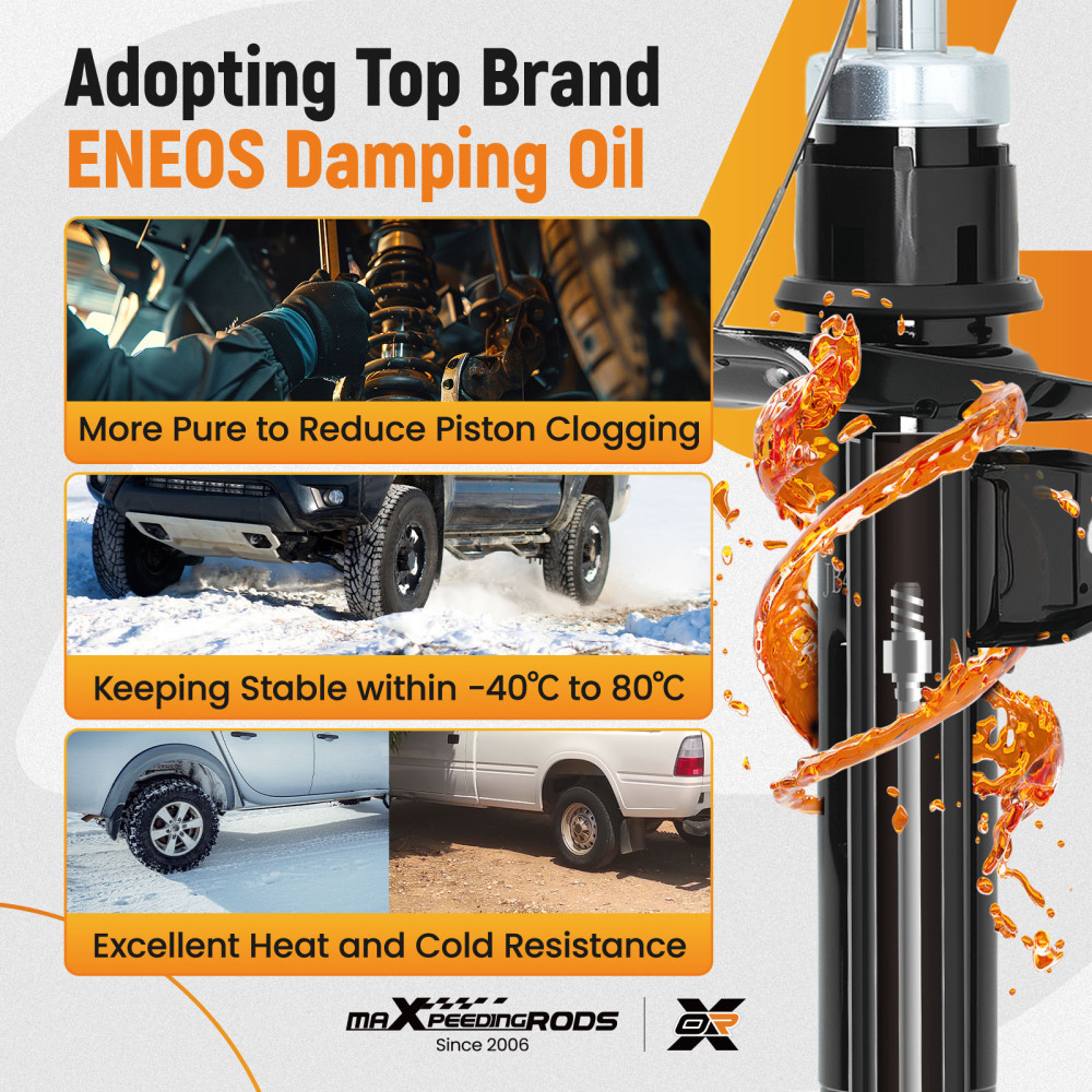 Front Shock compatible for Audi A3 compatible for VW Golf Seat Altea 2003-2020 334834