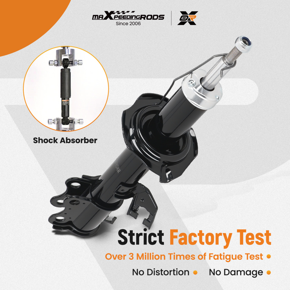 2x Shocks Shock Absorbers compatible for Nissan Micra 2010-2015 K13K Front shock struts