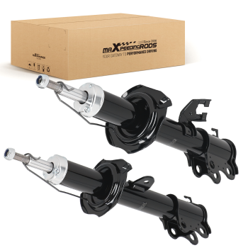 2x Shocks Shock Absorbers compatible for Nissan Micra 2010-2015 K13K Front shock struts