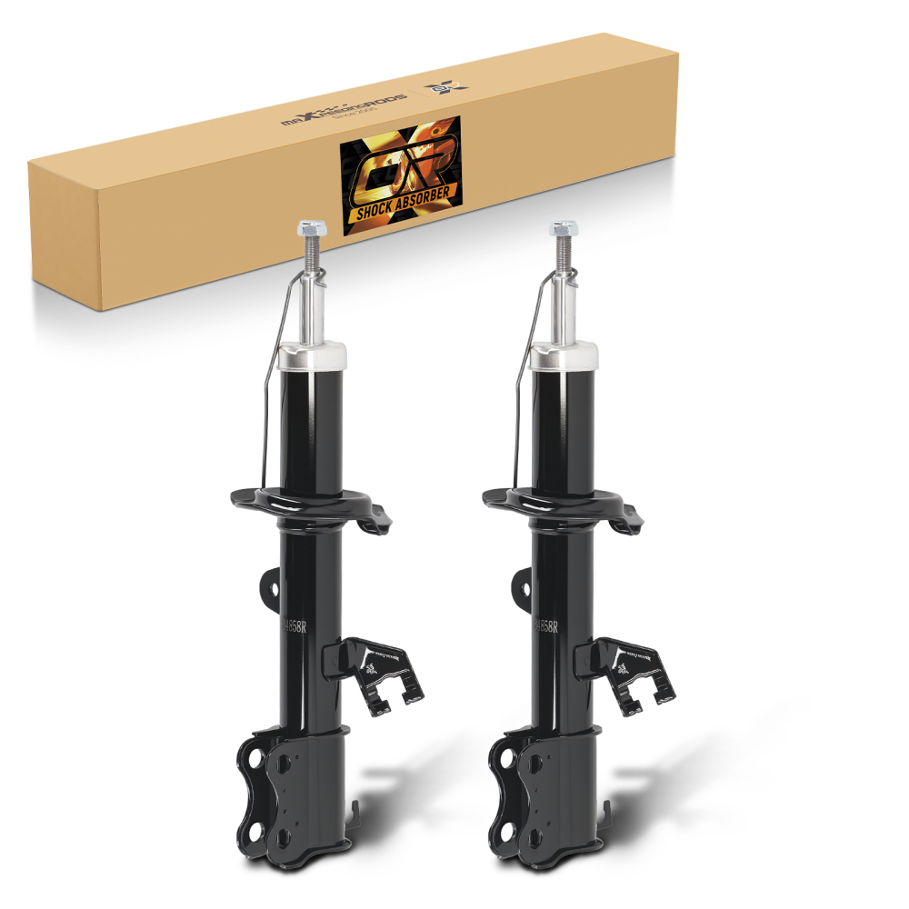 2x Shocks Shock Absorbers compatible for Nissan Micra 2010-2015 K13K Front shock struts