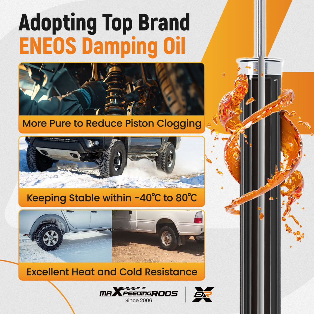 Rear Shock Absorbers Shocks Left Right compatible for Mazda 2 (DE) 2007-15 Shockers Pair