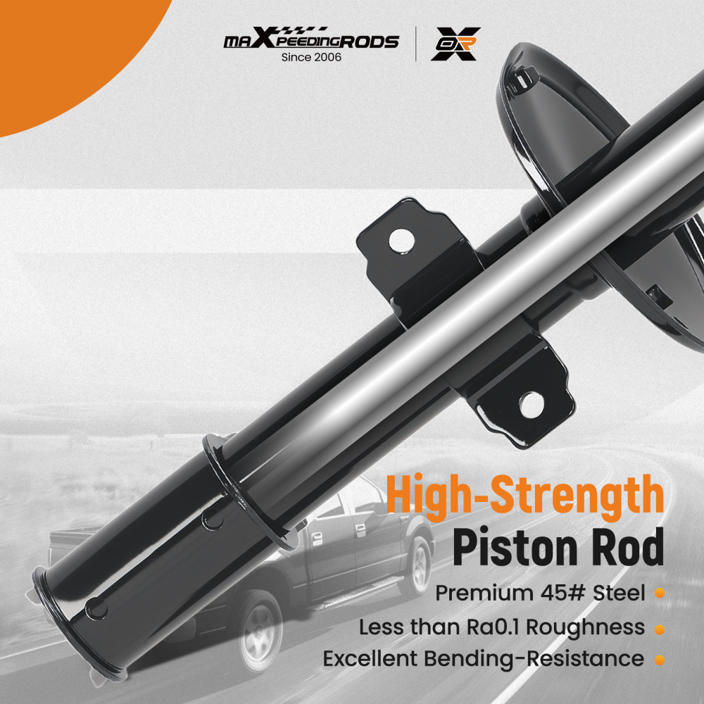 2x Shock Absorbers (Pair) Compatible for DACIA DUSTER 1.5D Front 2010 on 2019