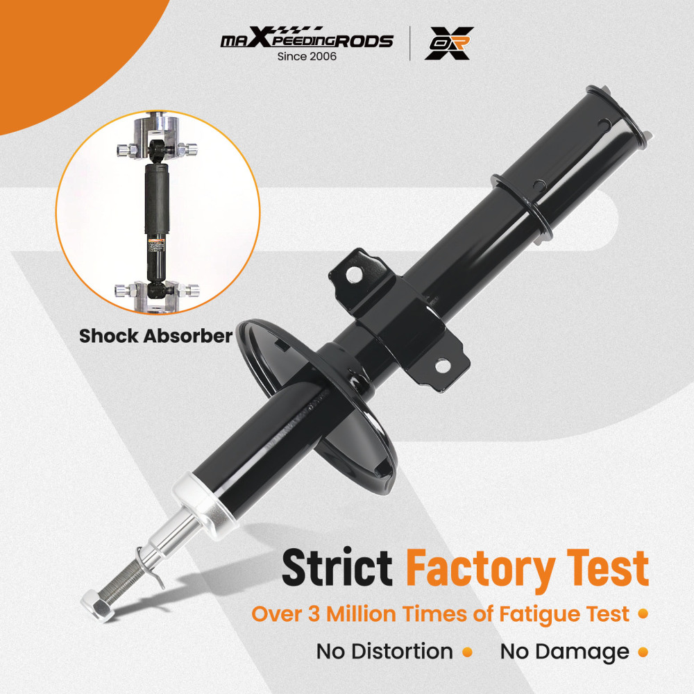 2x Shock Absorbers (Pair) Compatible for DACIA DUSTER 1.5D Front 2010 on 2019