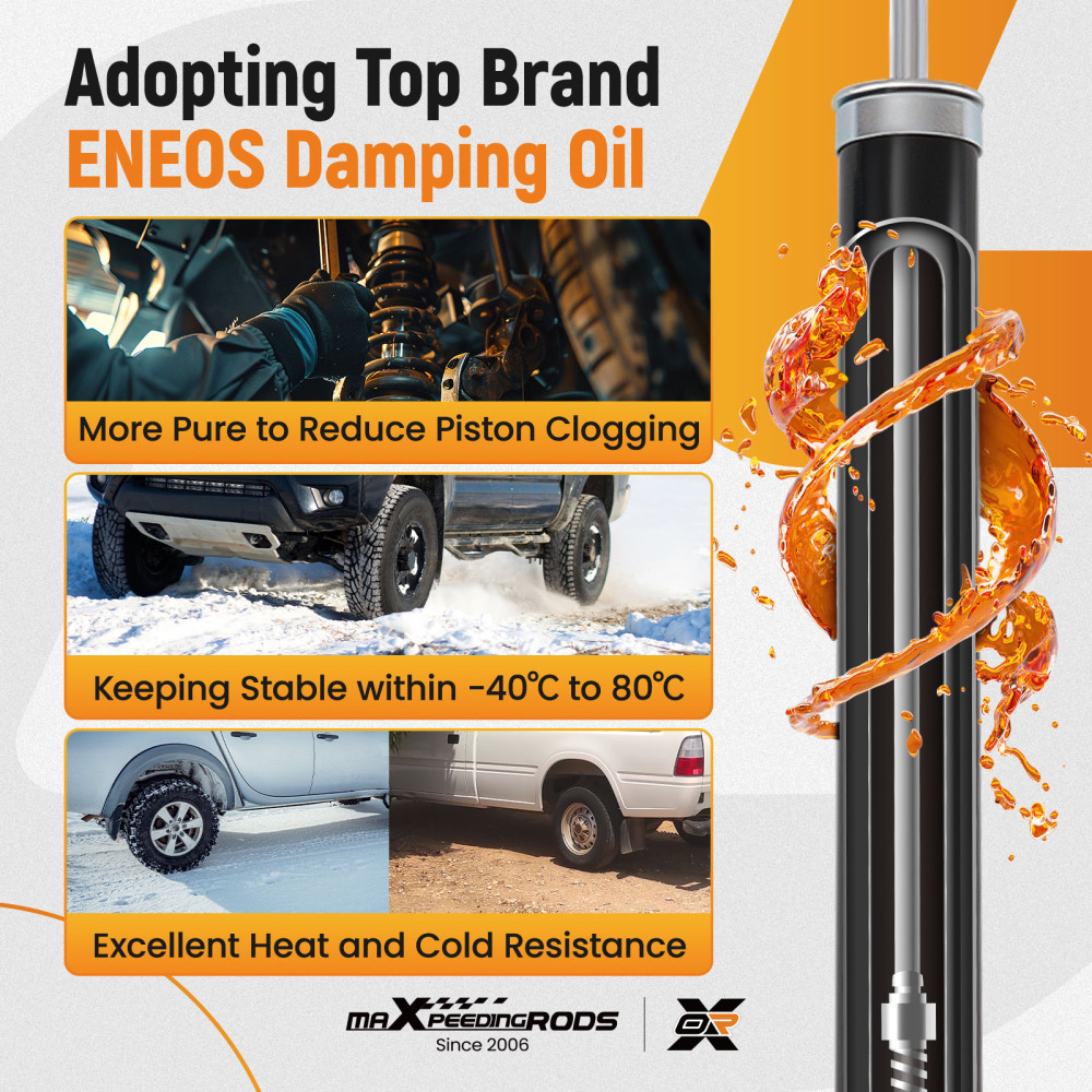 maXpeedingrods 2Pc Rear Shock for Ford Escape 2013-2019 Lincoln MKC 2015-2019