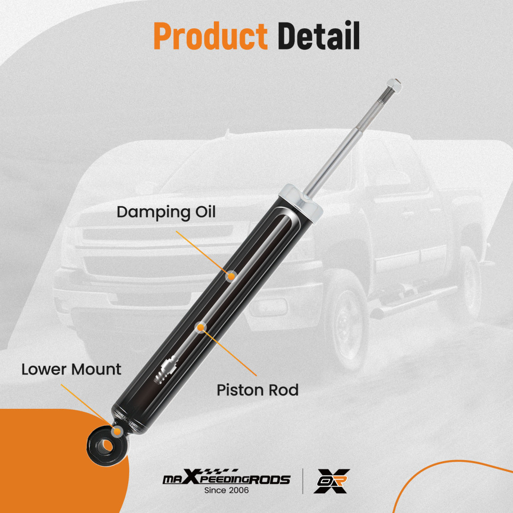 2 x Rear Shock Absorber compatible for BMW X5 E53 2000-2006 33521096278 33506751543