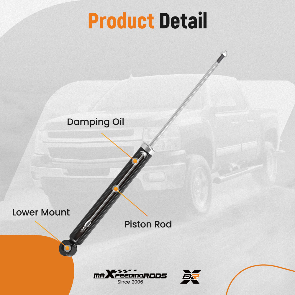 Rear Shocks compatible for Suzuki Swift compatible for Opel Agila 2005-2022 343420 4708275