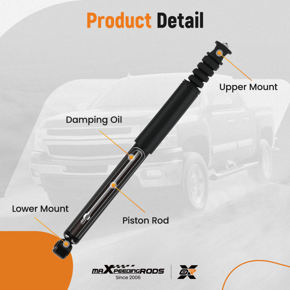 Pair Rear Shock compatible for Renault Clio III 2005-2014 1.2 16V 1.5 dCi Shock Absorbers