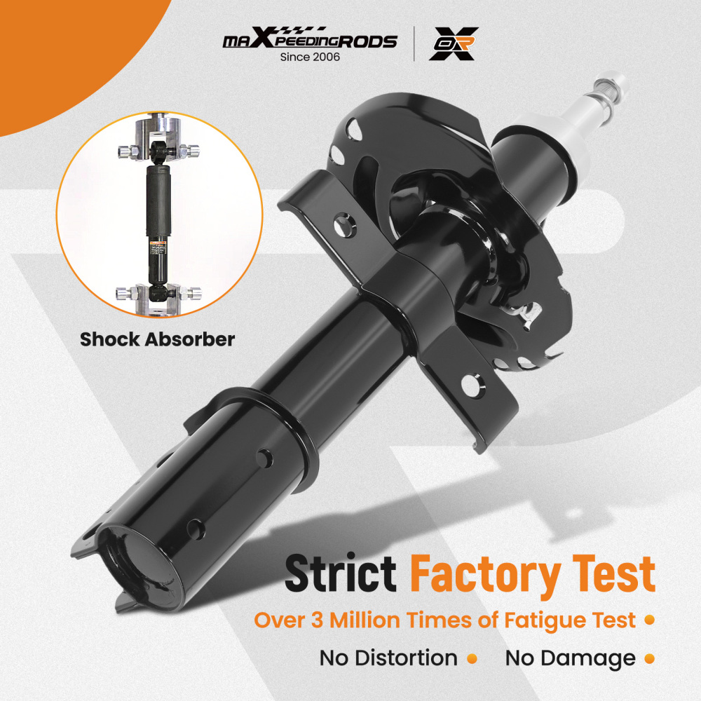 Shock Absorbers Front Left Right compatible for RENAULT CLIO MK3 1.2 1.4 1.5 DCI 2005-2014