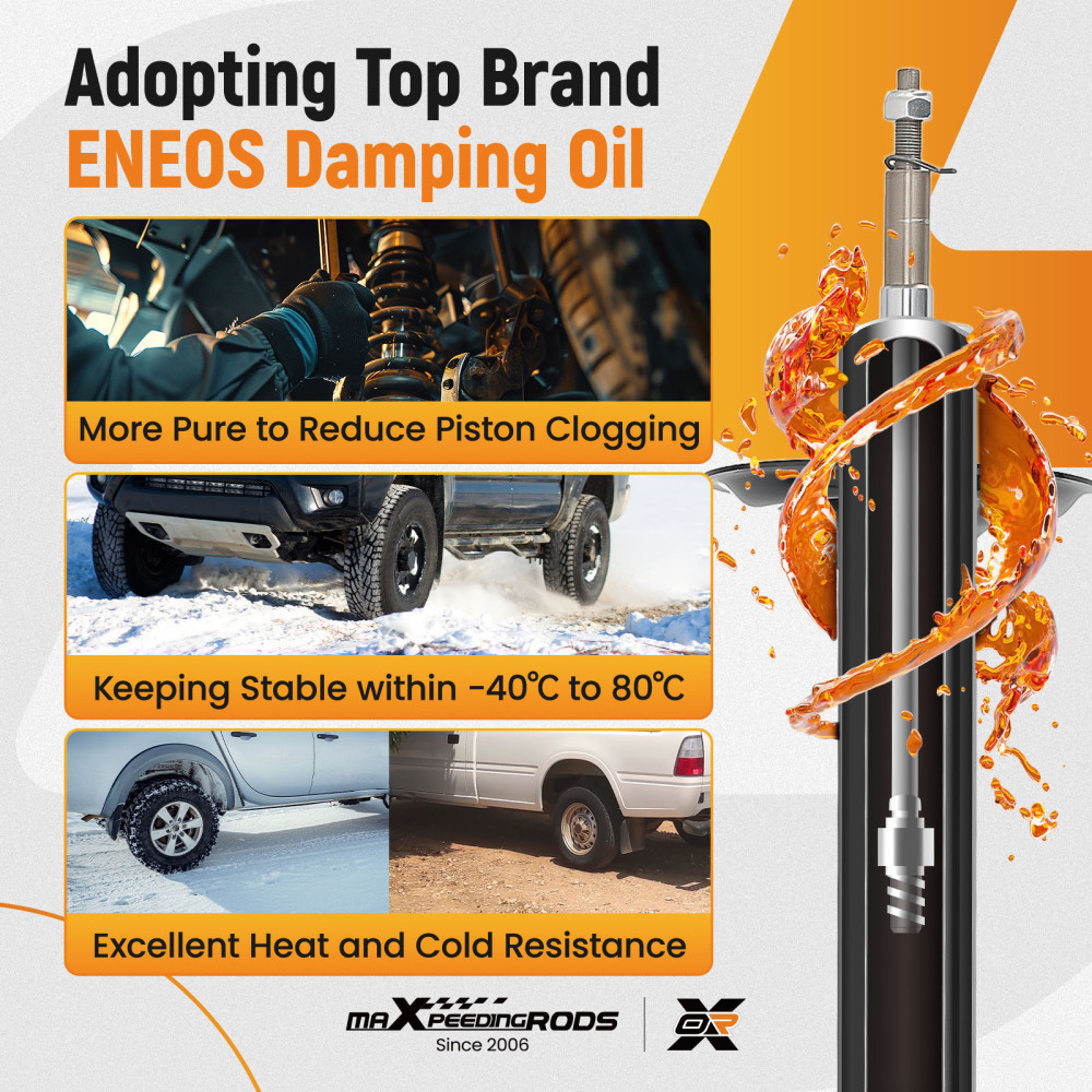 FRONT SHOCK ABSORBERS SHOCKS X 2 compatible for PEUGEOT BOXER 2.0 2.2 2.3 3.0 HDi 2007-2020