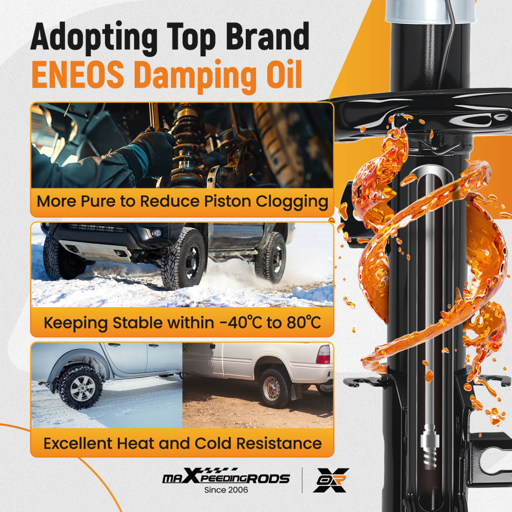 Front Shock Absorbers compatible for Vauxhall Corsa D 2006-2014 S07 Shocks Shockers