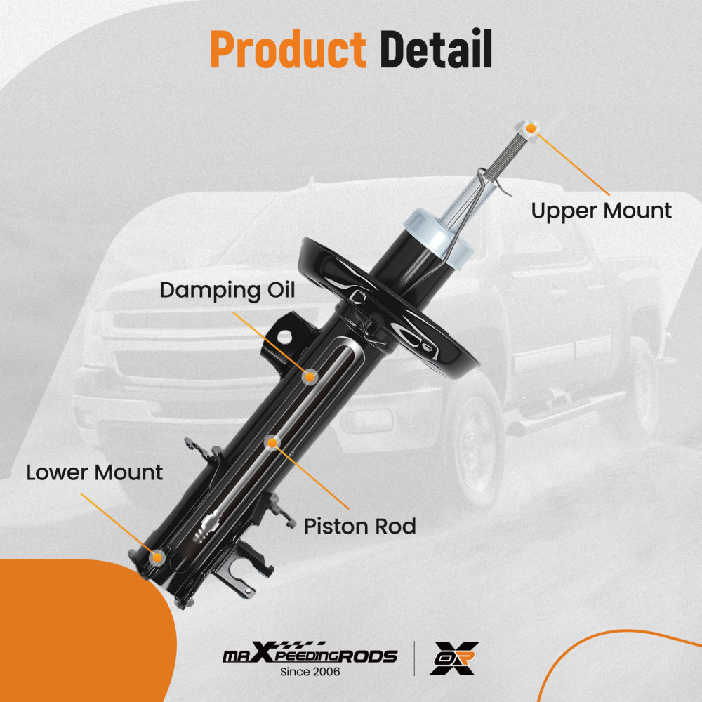 Front Shock Absorbers compatible for Vauxhall Corsa D 2006-2014 S07 Shocks Shockers