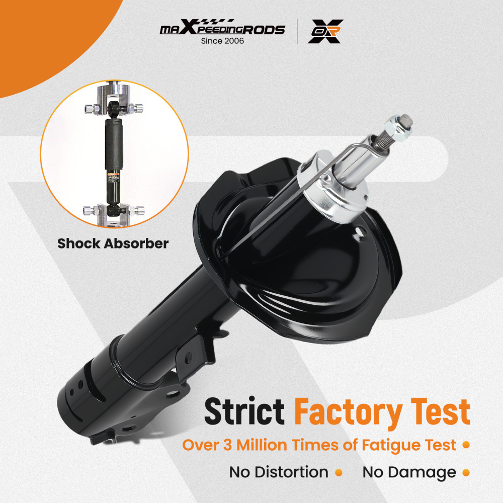 2x Front Shock Absorbers compatible for MITSUBISHI ASX compatible for PEUGEOT 4008 2010-2021 G8354 NSA1375