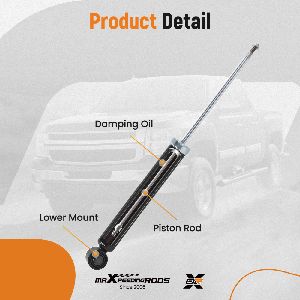 Rear Shock Absorbers compatible for Seat Leon 2.0 Tdi 2005-2013 Shockers Shocks X 2