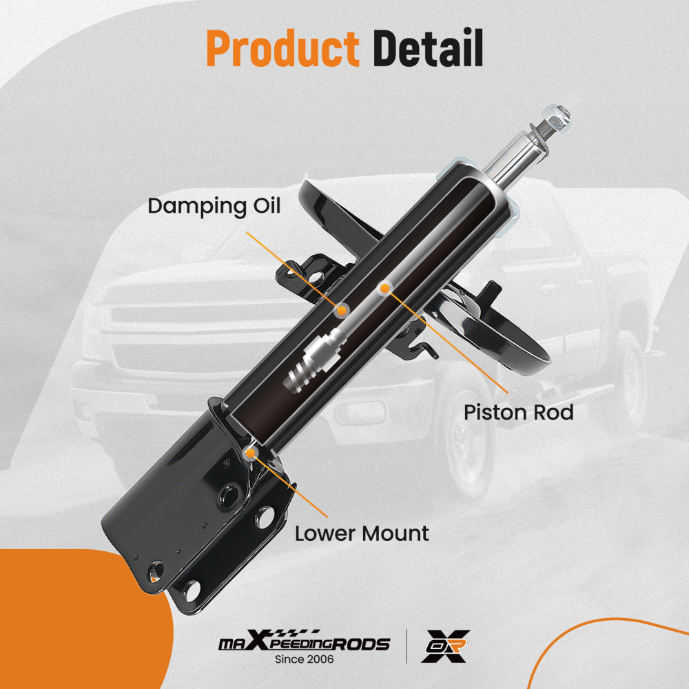 Front Shock Absorbers compatible for Renault Megane Mk3 Hatchback Coupe Estate 2008-15