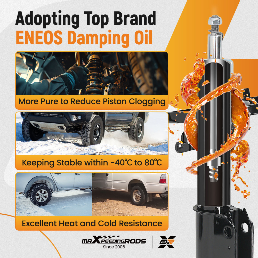 Front Shock Absorbers compatible for Renault Megane Mk3 Hatchback Coupe Estate 2008-15