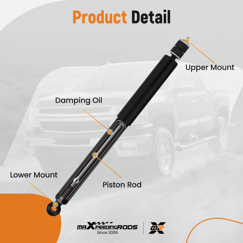 Pair Rear Shocks Struts 37240for 2001 2002 2003 2004 2005-2007 compatible for Toyota Sequoia