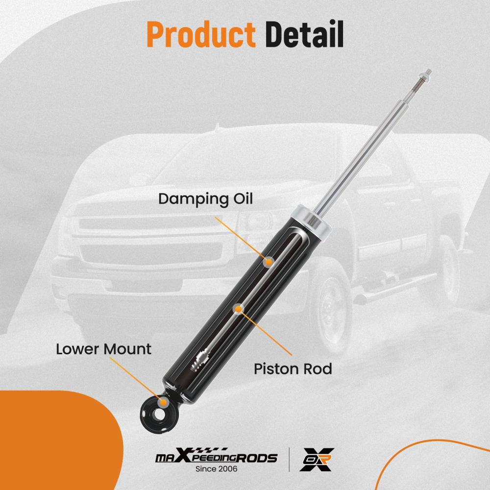 2x Shock Absorbers (Pair) Compatible for FORD S-MAX TDCi 2.2D Rear 08 to 14 Damper