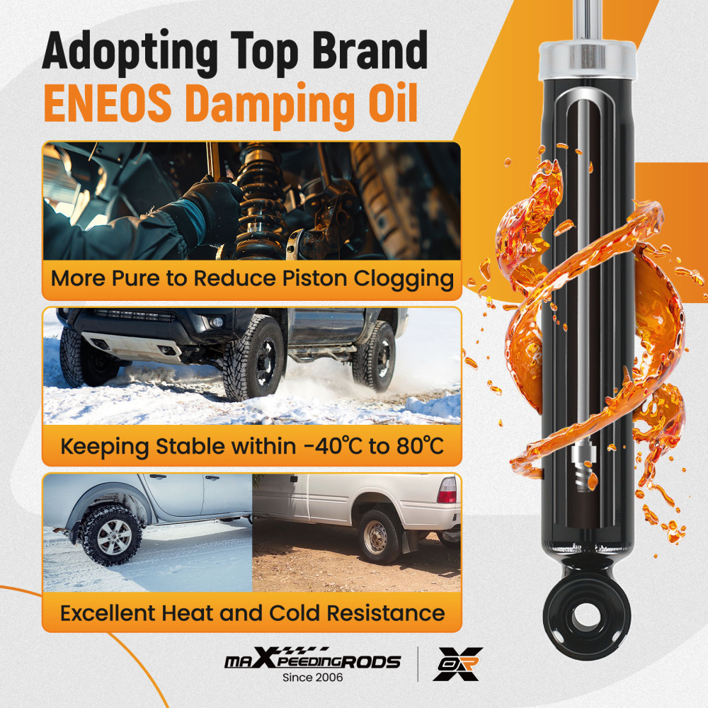 2x Shock Absorbers (Pair) Compatible for FORD S-MAX TDCi 2.2D Rear 08 to 14 Damper