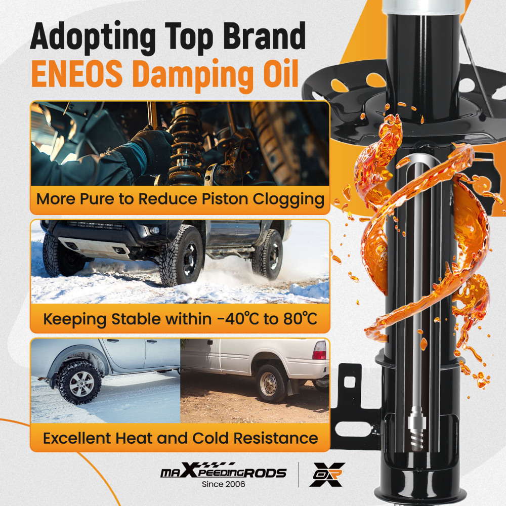 Front Rear Shock Absorbers compatible for Vauxhall Astra H MK5 2004-2009 2.0 Turbo 1.9 CDTi