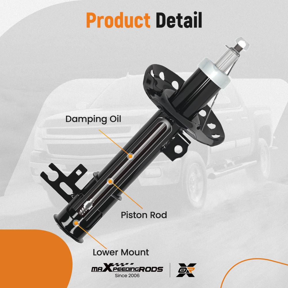 Front Rear Shock Absorbers compatible for Vauxhall Astra H MK5 2004-2009 2.0 Turbo 1.9 CDTi