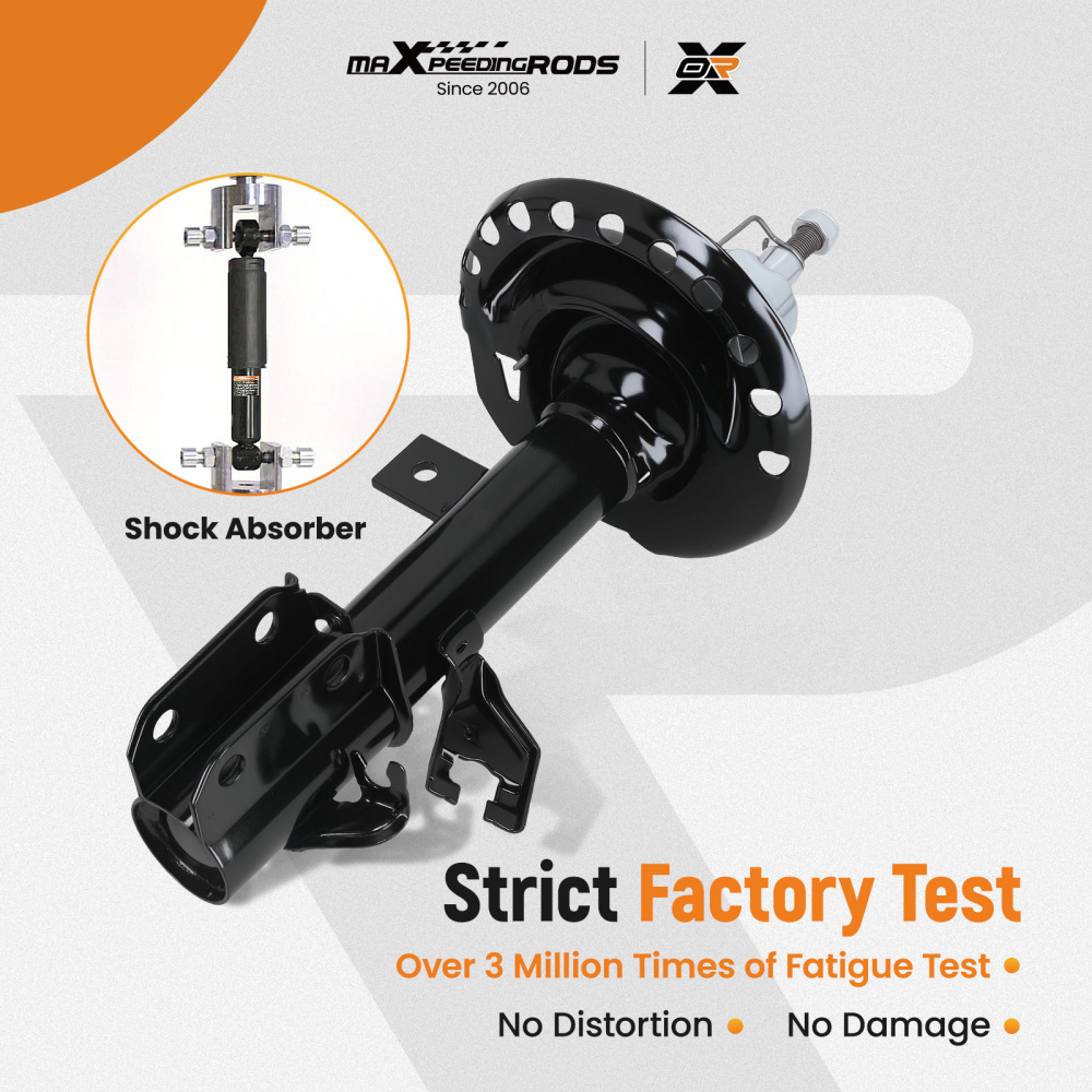 Front Suspension Shock Struts compatible for Nissan Micra 2002-2010 54302AX612 333722