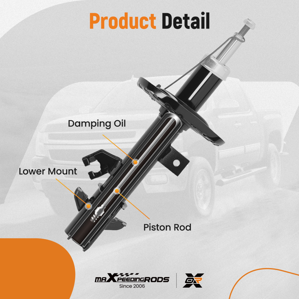 Front Shock Absorbers compatible for NISSAN NOTE E11 1.4,1.5,1.6 2006-2012 Shocks Shockers