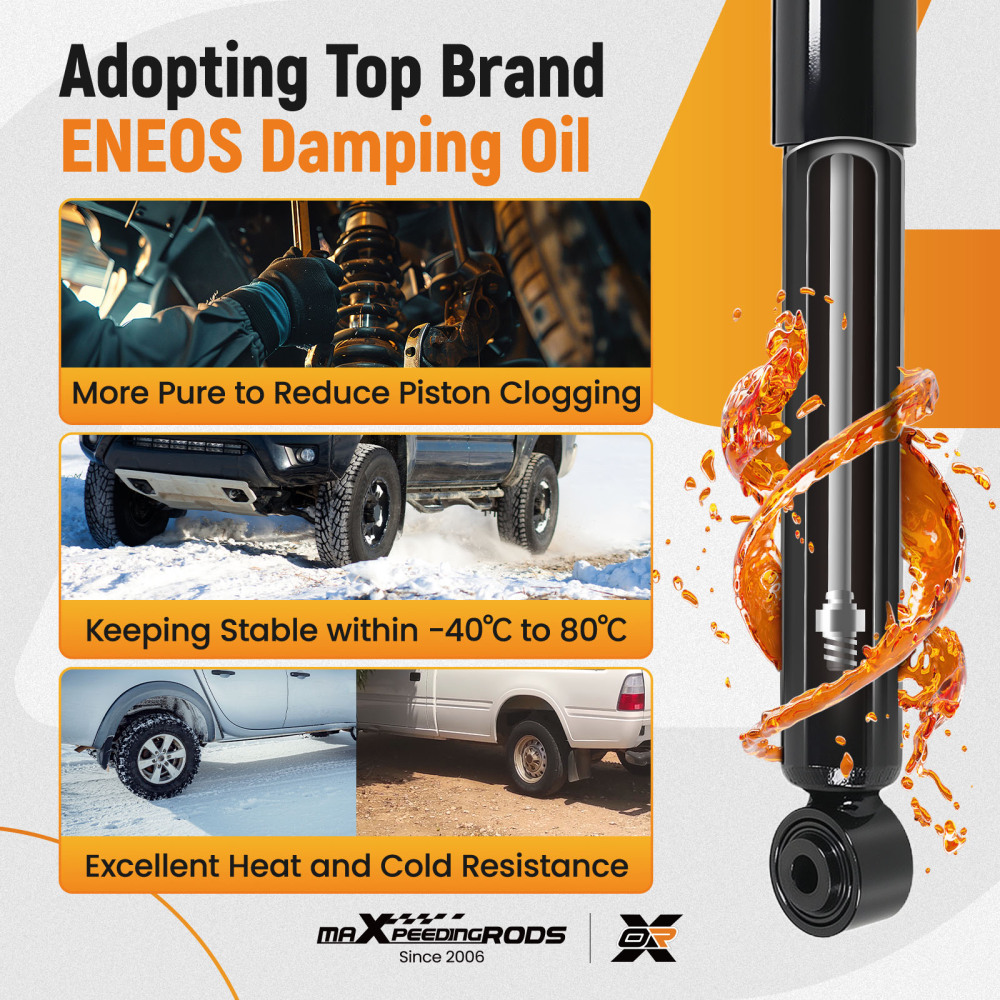 2 ammortizzatori compatibile per VW Caddy III posteriori 2004-2015 344458 344457 2K5513029G