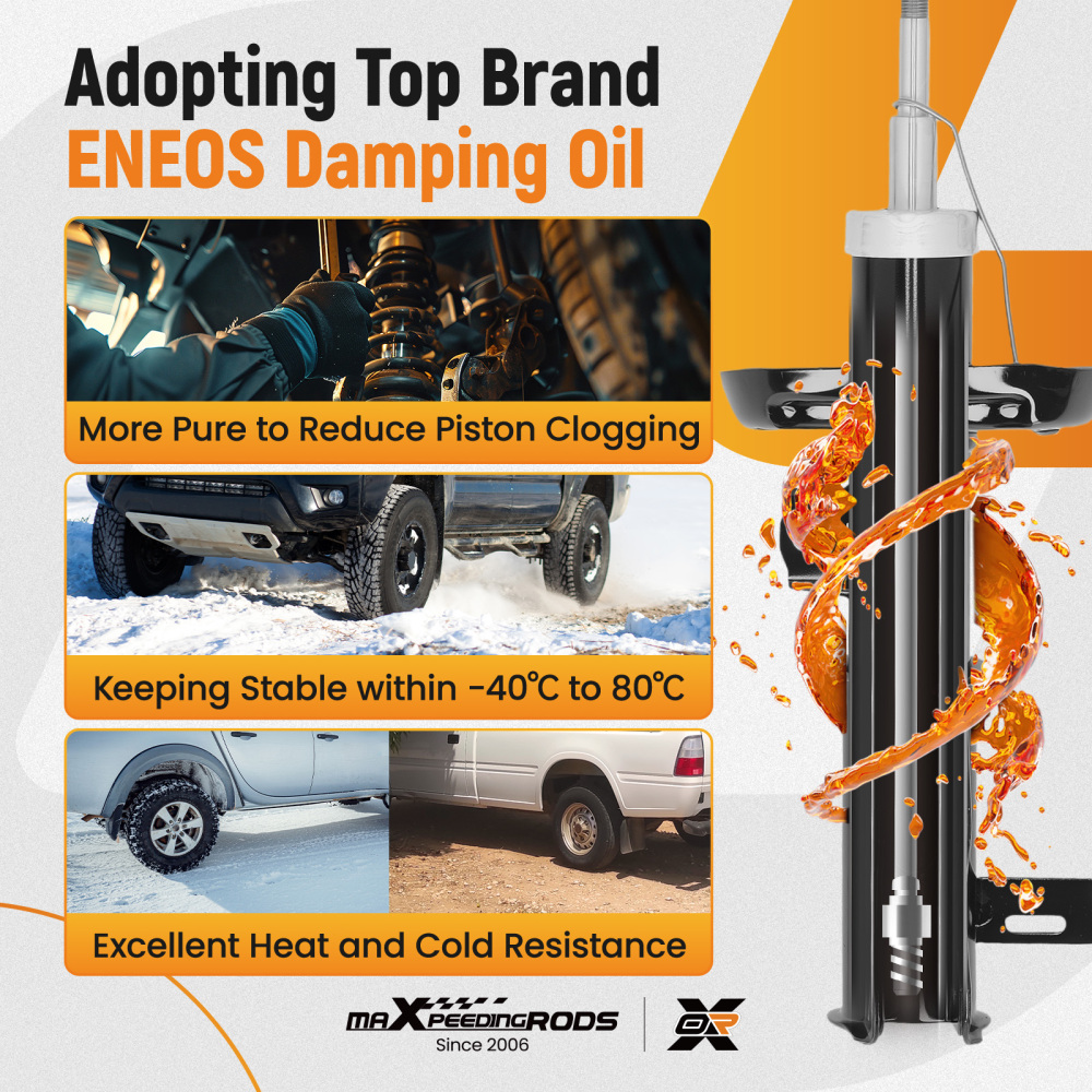 Front Shock Absorber Struts Set of 2 compatible for Vauxhall Insignia A 2.0 CDTi 2008-2017