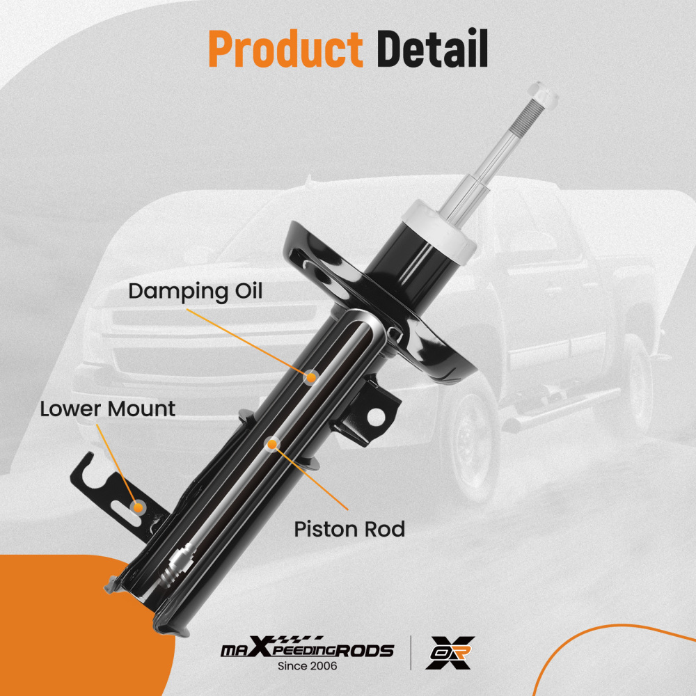Front Shock Absorber Struts Set of 2 compatible for Vauxhall Insignia A 2.0 CDTi 2008-2017