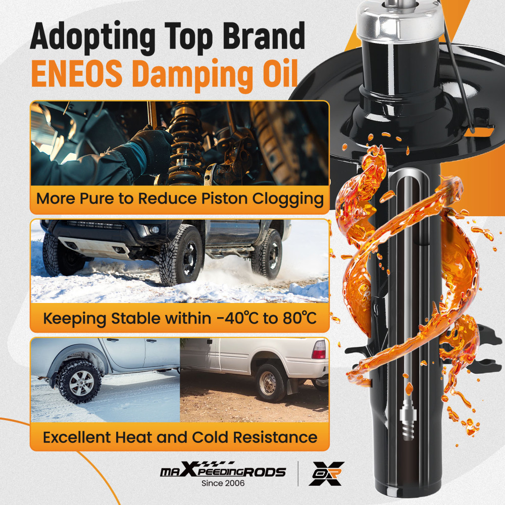 Shock Absorbers Front Shockers compatible for Peugeot 208 2012-2019 CA CC 9802144680