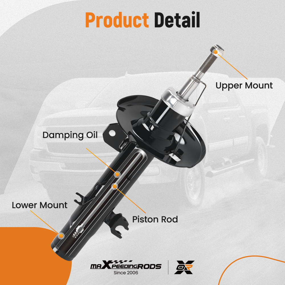 Shock Absorbers Front Shockers compatible for Peugeot 208 2012-2019 CA CC 9802144680