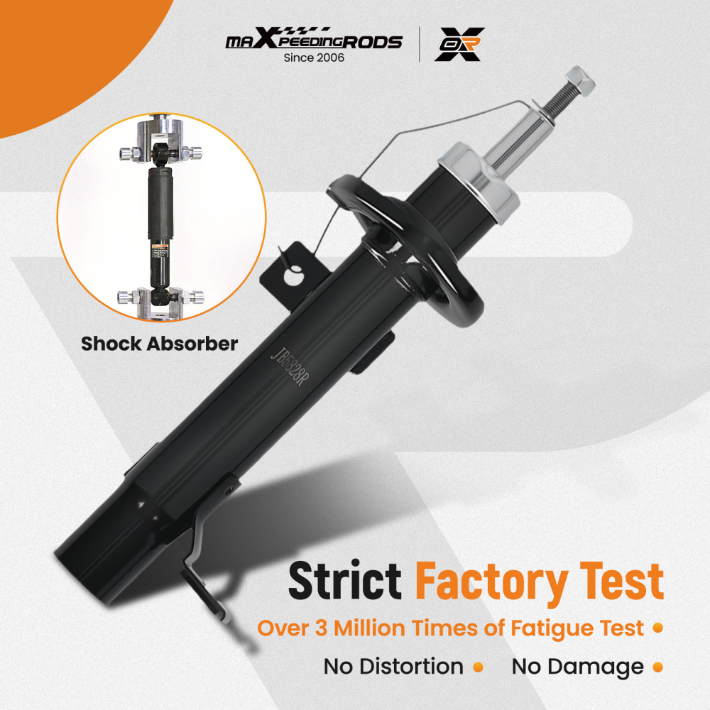 Front Gas Shock Mount compatible for Ford Fiesta 2001-2010 1329533 Complete Strut Assembly