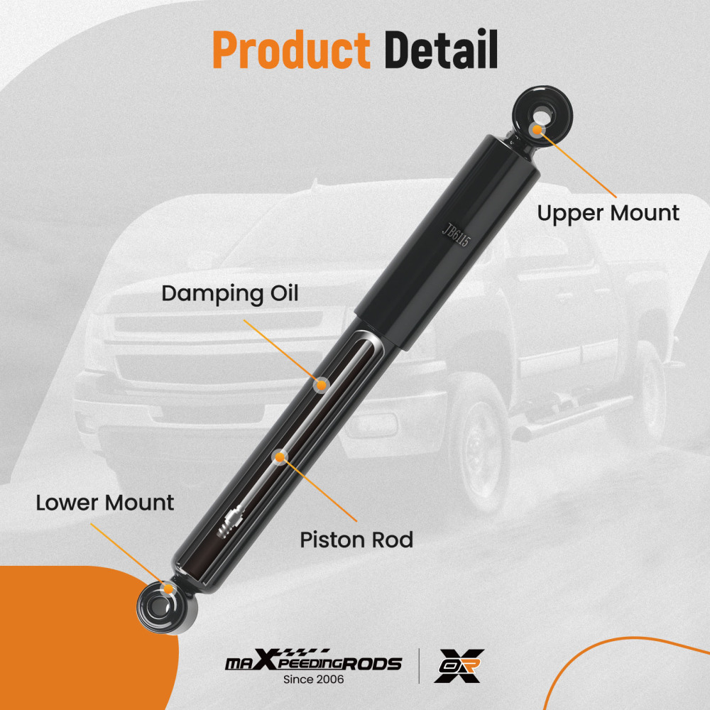 2x Shock Absorbers compatible for VAUXHALL VIVARO X83 Rear 2001-2019 1.9 DI 2.0 CDTI