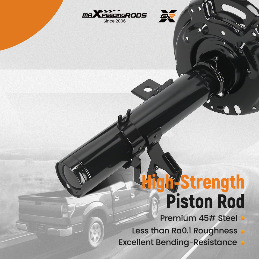 2x Front Shock Absorbers compatible for Nissan Qashqai II J11 compatible for Renault Kadjar HA Left Right