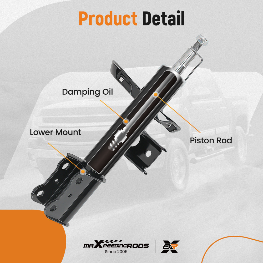 2x Shock Absorbers Front compatible for Mercedes-Benz A200 B200 A220 CLA250 W176 W246 C117