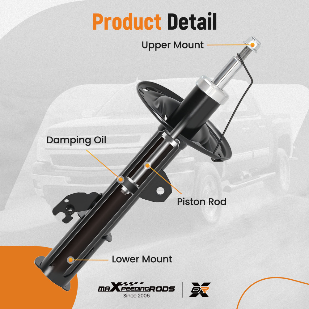 Front Shock Absorber compatible for Toyota Kluger 2007-2014 48510A9840 48520A9530