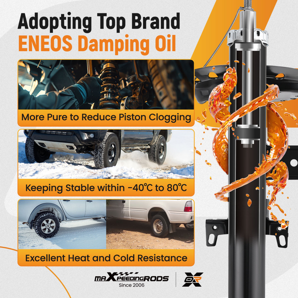 Rear Shock Absorbers compatible for Land Rover Freelander 2 (L359) 2.2 Td4 4x4 2006-2014 x2