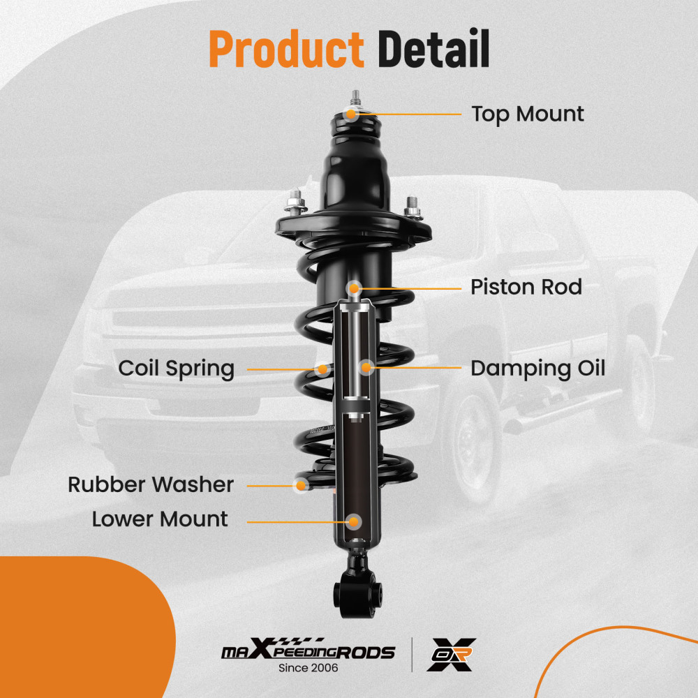 Compatible For Honda Civic 2001-2005 Maxpeedingrods OE Replacement Strut Assembly