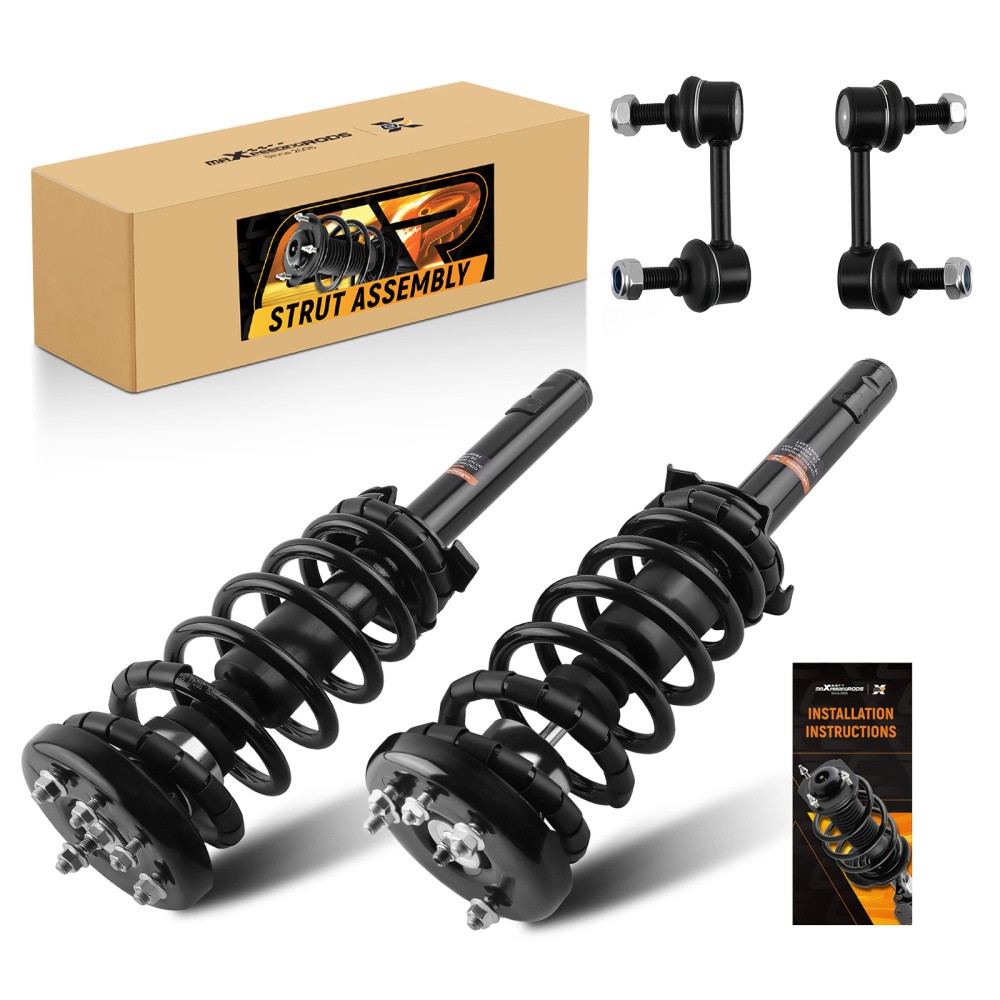Suspension Front Struts w/ Sway Bar End Links compatible for Honda Accord 1998-2001 2002