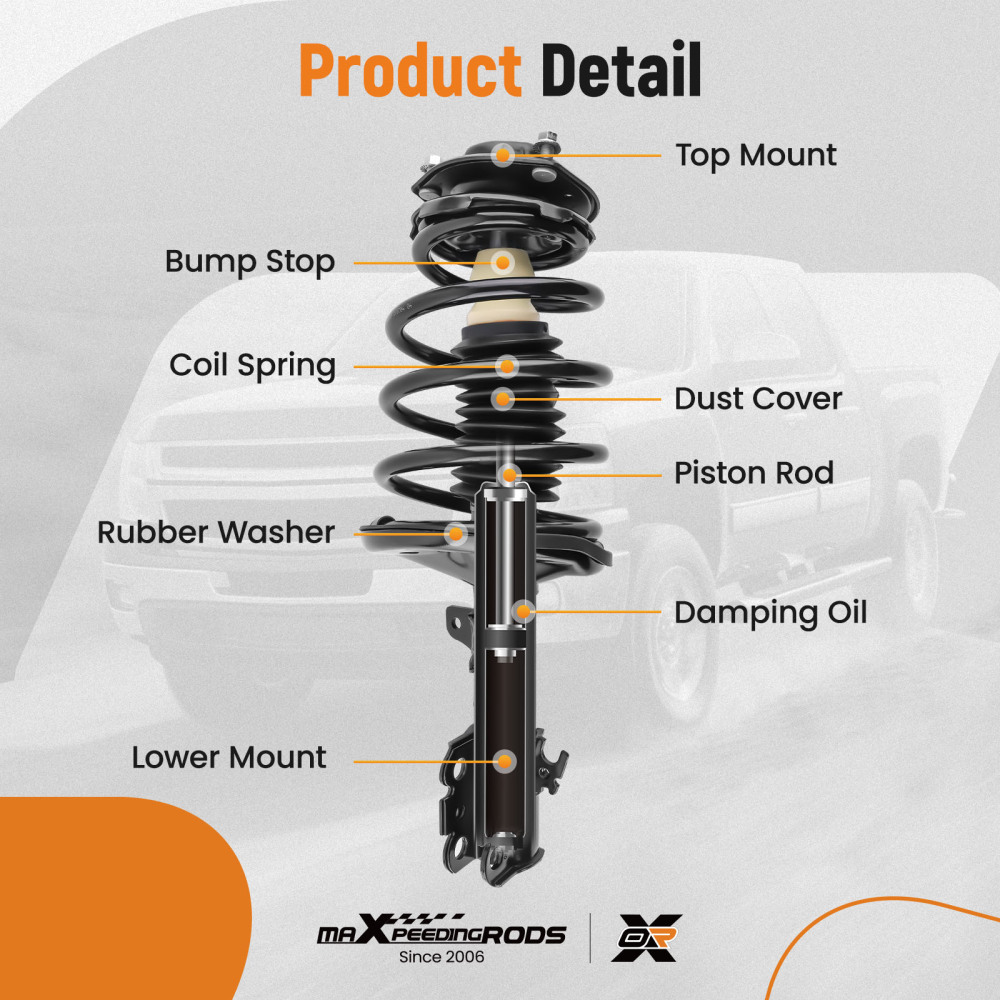 Front Suspension Shock Absorbers compatible for Lexus ES300 1997 1998 1999 2000 2001 11281